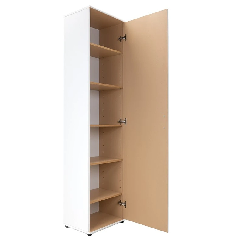 Armoire 1 Porte 6 Niveaux Blanc 8 Armoire 1 Porte 6 Niveaux Blanc – Image 6