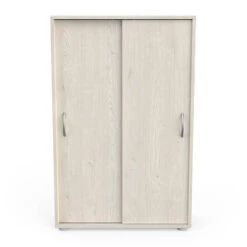 Demeyere Armoire 2 Portes Coulissantes Coloris Naturel Nexty -MaisonChic Magasin armoire 2 portes coulissantes coloris naturel nexty 1
