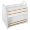 Bibliothèque Enfant Roulettes Doré Atmosphera -MaisonChic Magasin bibliotheque enfant roulettes dore atmosphera
