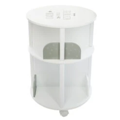 Bibliothèque Ronde Petite Histoire Enfant Roulettes Gris Atmosphera -MaisonChic Magasin bibliotheque ronde petite histoire enfant roulettes gris atmosphera 3