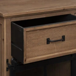 Buffet 2 Portes Coulissantes 4 Tiroirs Danik Atmosphera -MaisonChic Magasin buffet 2 portes coulissantes 4 tiroirs danik atmosphera 6