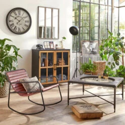 Buffet Baris Métal 2 Portes Atmosphera -MaisonChic Magasin buffet baris metal 2 portes atmosphera 3