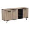 Demeyere Buffet Bas Bruce 3 Portes 3 Niches -MaisonChic Magasin buffet bas bruce 3 portes 3 niches