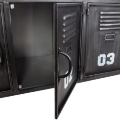 Buffet Bas Sevin Métal 4 Portes Atmosphera -MaisonChic Magasin buffet bas sevin metal 4 portes atmosphera 4