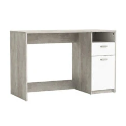 Demeyere Bureau Détroit Béton 1 Porte + 1 Niche + 1 Tiroir 9 Demeyere Bureau Détroit Béton 1 Porte + 1 Niche + 1 Tiroir -MaisonChic Magasin bureau detroit blanc beton 1 porte 1 niche 1 tiroir 1