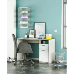 Demeyere Bureau Détroit Béton 1 Porte + 1 Niche + 1 Tiroir 12 Demeyere Bureau Détroit Béton 1 Porte + 1 Niche + 1 Tiroir -MaisonChic Magasin bureau detroit blanc beton 1 porte 1 niche 1 tiroir 4