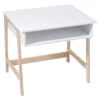 Bureau Enfant Blanc Pieds Bois Atmosphera 1 Bureau Enfant Blanc Pieds Bois Atmosphera -MaisonChic Magasin bureau enfant blanc pieds bois atmosphera