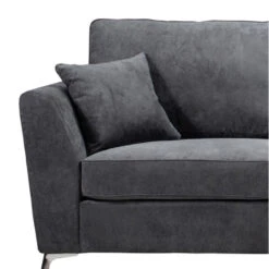 Canapé Bonita Fixe Gris 2 Places -MaisonChic Magasin canape bonita fixe gris 2 places 1 2