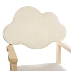 Chaise Enfant Nuage Blanc Pieds Bois Atmosphera -MaisonChic Magasin chaise enfant nuage blanc pieds bois atmosphera 2