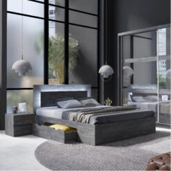 Lot De 2 Tables De Chevet Togo -MaisonChic Magasin chevet 2 tiroirs togo lots de 2 2