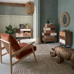 Chevet 3 Tiroirs Unis Koval Atmosphera -MaisonChic Magasin chevet 3 tiroirs unis atmosphera 1 4