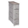 Chiffonnier 4 Tiroirs Gris Clair 5Five -MaisonChic Magasin chiffonnier 4 tiroirs gris clair