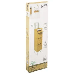 Chiffonnier En Bambou Avec Miroir Levia 5five -MaisonChic Magasin chiffonnier en bambou levia 5five 3