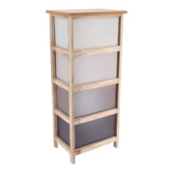 Chiffonnier Grand Modèle 4 Tiroirs Dégradé Taupe -MaisonChic Magasin chiffonnier grand modele 4 tiroirs degrade taupe 2