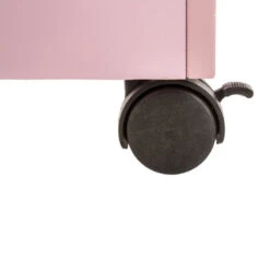 Coffre à Roulettes Pour Enfant Coloris Rose Atmosphera -MaisonChic Magasin coffre a roulettes pour enfant coloris rose 2