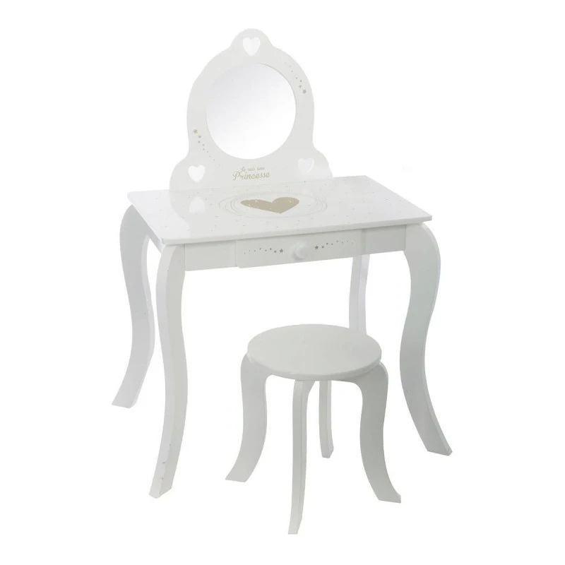 Coiffeuse Avec Tabouret Enfant Blanc Atmosphera 3 Coiffeuse Avec Tabouret Enfant Blanc Atmosphera