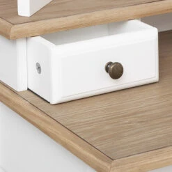 Coiffeuse Blanche 3 Tiroirs Solen Atmosphera -MaisonChic Magasin coiffeuse blanche 3 tiroirs solen atmosphera 6