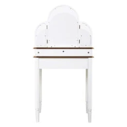 Coiffeuse Blanche 3 Tiroirs Solen Atmosphera -MaisonChic Magasin coiffeuse blanche 3 tiroirs solen atmosphera 7