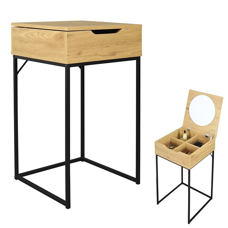 Coiffeuse Bois Et Métal Abbott 3 Coiffeuse Bois Et Métal Abbott