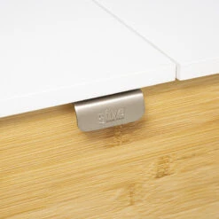 Coiffeuse En Bambou Levia Blanc 5Five -MaisonChic Magasin coiffeuse en bambou levia blanc 5five 4