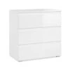 Commode 3 Tiroirs Capetown Blanc -MaisonChic Magasin commode 3 tiroirs capetown blanc