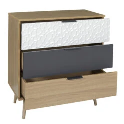 Commode 3 Tiroirs Scandinave Sven -MaisonChic Magasin commode 3 tiroirs scandinave sven 2