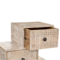 Commode Ajay 6 Tiroirs Bois Massif Atmosphera -MaisonChic Magasin commode ajay 6 tiroirs bois massif atmosphera 4