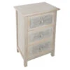 Commode Bois 3 Tiroirs Hina Atmosphera -MaisonChic Magasin commode bois 3 tiroirs hina atmosphera