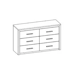 Demeyere Commode Kansas 6 Tiroirs 8 Demeyere Commode Kansas 6 Tiroirs -MaisonChic Magasin commode colorado 6 tiroirs 2