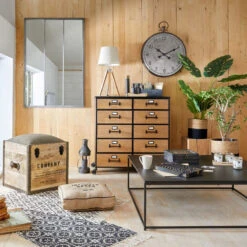 Commode Double 10 Tiroirs Baris Atmosphera -MaisonChic Magasin commode double 10 tiroirs baris atmosphera 1