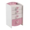 Demeyere Commode Enfant 4 Tiroirs Anastasia Rose Et Blanche 1 Demeyere Commode Enfant 4 Tiroirs Anastasia Rose Et Blanche -MaisonChic Magasin commode enfant 4 tiroirs mulan rose et blanche