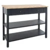 Console Damian Bois Gris Foncé Atmosphera -MaisonChic Magasin console damian bois atmosphera