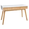 Console Sur Pieds Bois Elva Blanc Atmosphera 2 Console Sur Pieds Bois Elva Blanc Atmosphera -MaisonChic Magasin console sur pieds bois elva blanc atmosphera