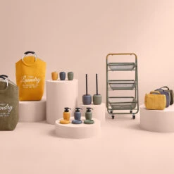 Desserte 3 Niveaux Kaki Trio 5Five 7 Desserte 3 Niveaux Kaki Trio 5Five -MaisonChic Magasin desserte 3 niveaux kaki trio 5five 2