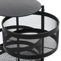 Desserte 4 Paniers Métal Noir Mayaj 5Five -MaisonChic Magasin desserte 4 paniers metal noir mayaj 5five 2