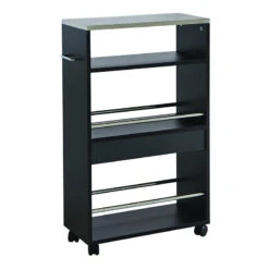 Demeyere Desserte De Cuisine Coffee Noir -MaisonChic Magasin desserte cuisine cafe noir 1