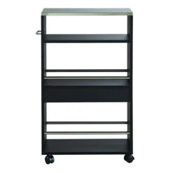 Demeyere Desserte De Cuisine Coffee Noir -MaisonChic Magasin desserte cuisine cafe noir 2