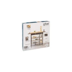 Desserte En Bambou Et Métal Nera 5five -MaisonChic Magasin desserte en bambou et metal nera 5five 4