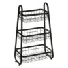 Desserte Métal 3 Paniers Noir 5Five -MaisonChic Magasin desserte metal 3 paniers noir 5five