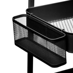 Desserte Métal Noir Roulettes 52 Cm 5five -MaisonChic Magasin desserte metal noir roulettes 52 cm 5five 2