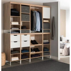 Dressing Module L40 3 étagères Orso -MaisonChic Magasin dressing module l40 3 etageres orso 3