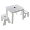 Ensemble Table + 2 Tabourets Enfant Blanc Gris Dream Atmosphera 2 Ensemble Table + 2 Tabourets Enfant Blanc Gris Dream Atmosphera -MaisonChic Magasin ensemble table tabourets enfant blanc gris dream atmosphera