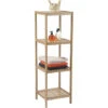 Étagère 4 Niveaux Bambou -MaisonChic Magasin etagere 4 niveaux bambou