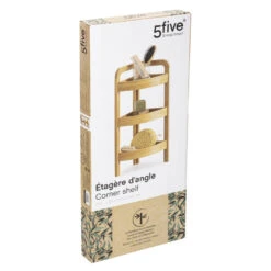 Étagère Angle 3 Niveaux En Bambou Petit Modèle -MaisonChic Magasin etagere angle 3 niveaux en bambou petit modele 2