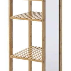 Etagère Miroir 3+2 Cases Mix Bambou 5Five -MaisonChic Magasin etagere miroir 32 cases mix bambou 5five 1