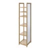Etagère Miroir 3+2 Cases Mix Bambou 5Five -MaisonChic Magasin etagere miroir 32 cases mix bambou 5five