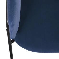 Fauteuil Velours Bleu Siron Atmosphera -MaisonChic Magasin fauteuil velours bleu atmosphera 2