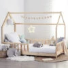 Lit Cabane 90x190 En Bois Sans Matelas Atmosphera 1 Lit Cabane 90x190 En Bois Sans Matelas Atmosphera -MaisonChic Magasin lit cabane 90x190 en bois sans matelas atmosphera