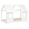 Lit Cabane Enfant Pin Blanc 90x190 Atmosphera -MaisonChic Magasin lit cabane enfant pin blanc 90x190 atmosphera