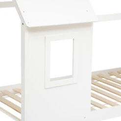 Lit Cabane Enfant Pin Blanc 90x190 Atmosphera -MaisonChic Magasin lit cabane enfant pin blanc 90x190 atmosphera 1 4
